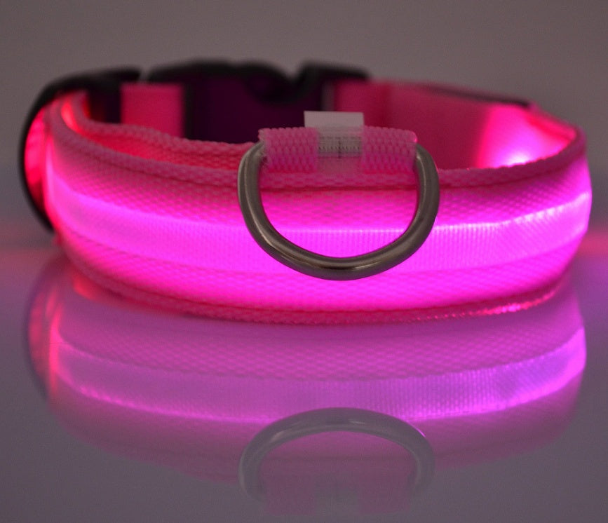 Pet Nylon LED Collar