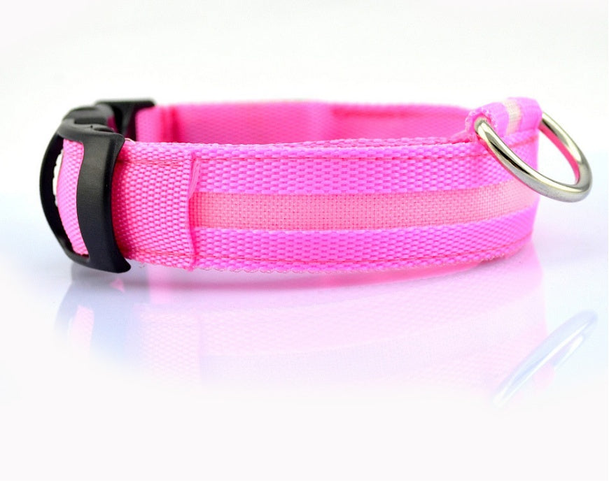 Pet Nylon LED Collar