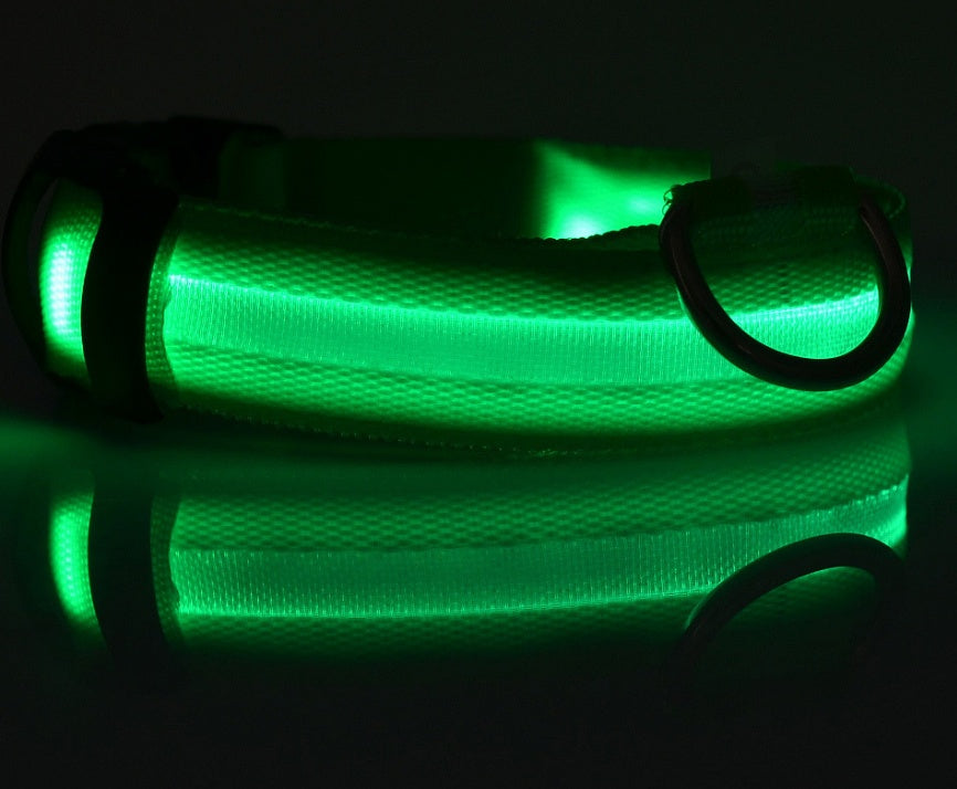 Pet Nylon LED Collar