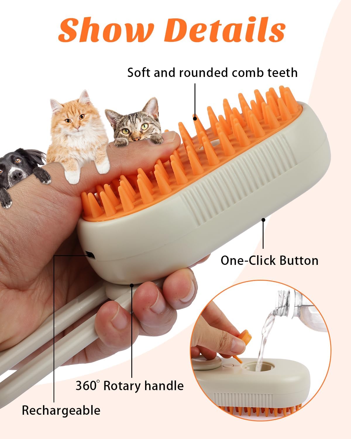 Pet Stream Brush