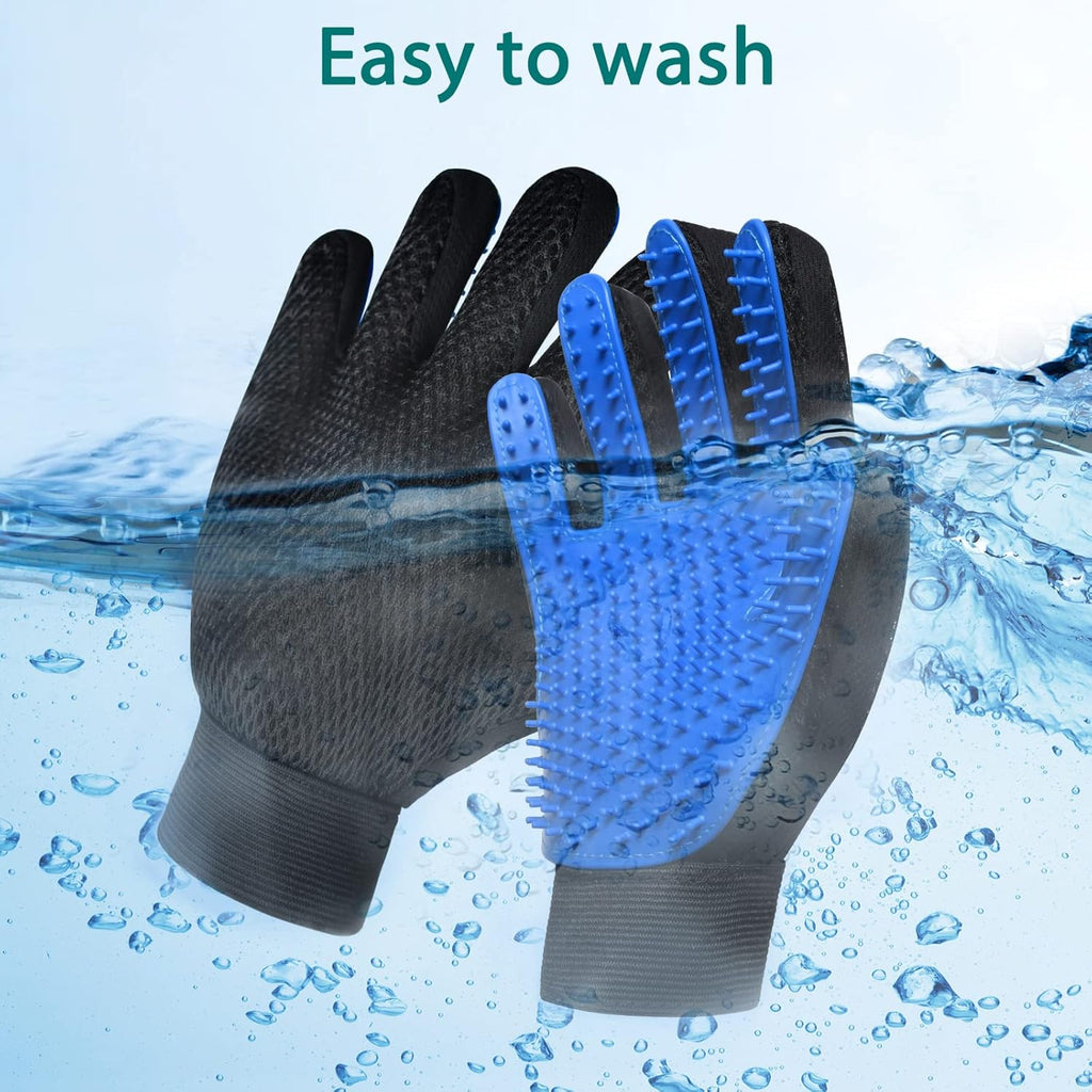 2-in1 Pet Grooming Gloves & Bath Glove