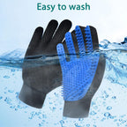 2-in1 Pet Grooming Gloves & Bath Glove