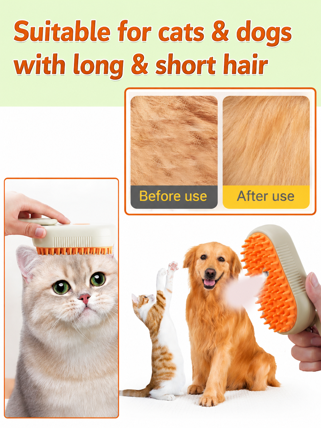 Pet Steam Brush